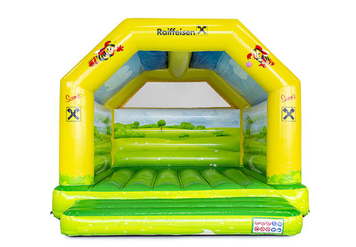 Buy custom made inflatable Raika Super Inflatable bouncer online at JB Promotions UK. Promotional inflatables made in all shapes and sizes at JB Promotions UK