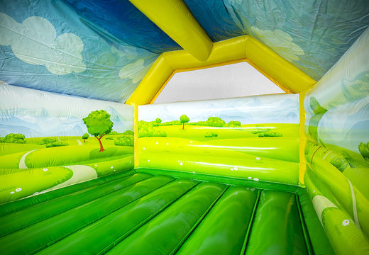 Promotional custom made Raika Super Bouncy Castle at JB Promotions UK. Order now inflatable advertising bouncy castles in own corporate identity at JB Inflatables UK