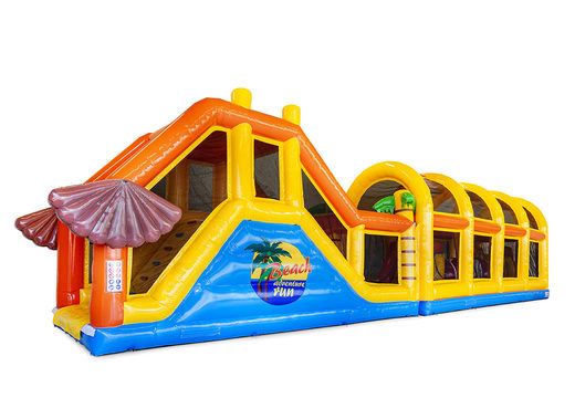 Order an inflatable beach adventure run for both young and old. Buy inflatable obstacle courses online now at JB Inflatables UK