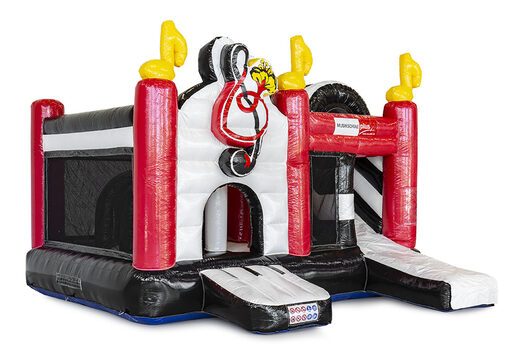 Personalized Musikschule Multiplay bouncy castle made in your own corporate identity at JB Promotions UK . Order online promotional inflatables in all shapes and sizes
