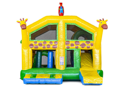 Order custom made Giraffe Indoor Multiplay bouncy castle at JB Promotions UK. Buy custom made inflatable promotional bouncers online from JB Inflatables UK now