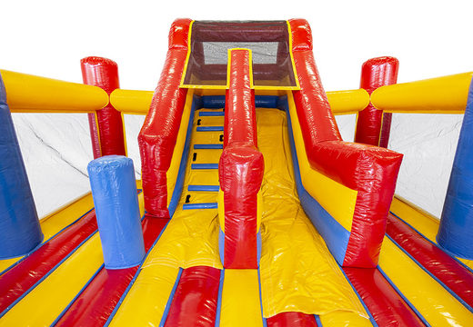 Order bespoke inflatable Hello 29 Slidebox Superhero bouncy castle online at JB Promotions UK. Buy custom made Inflatable promotional bouncers online from JB Inflatables now