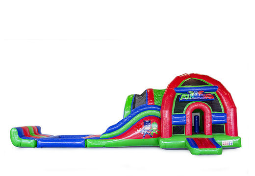 Order now online the PJ Masks super color multiplay bouncy castle in your own specified colors and full color art work at JB Promotions. Buy Custom Inflatable Promotional Bouncers Online from JB Inflatables now