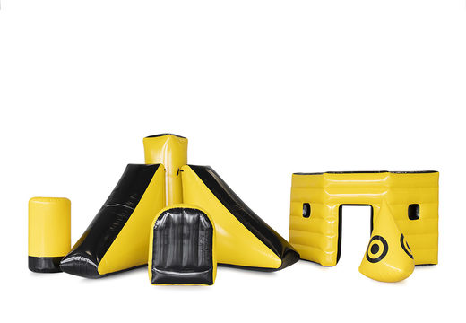 Order an inflatable yellow-black archery bunker in different shapes and sizes for both young and old. Buy inflatable archery bunkers now online at JB Inflatables America