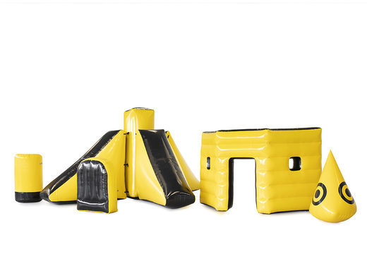 Buy inflatable yellow black archery bunker in different shapes and sizes for both young and old. Order inflatable archery bunkers now online at JB Inflatables America