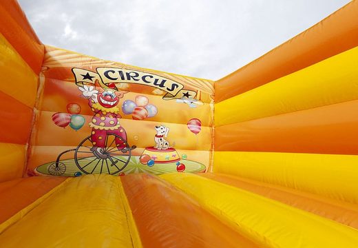 Mini open bouncy castle circus to buy at JB Inflatable online. Order bouncy castles now at JB Inflatables UK online