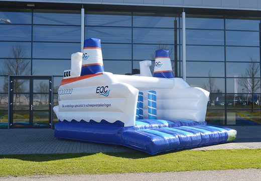 Order bespoke EOC Ship bouncy castle online now at JB Promotions UK. Buy custom made inflatable promotional bouncers online from JB Inflatables UK now 