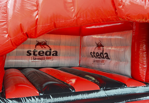Order now bespoke Steda Multifun bouncy castle at JB Promotions UK, ideal for promotional purposes. Buy inflatable advertising bouncy castles in different shapes and sizes online