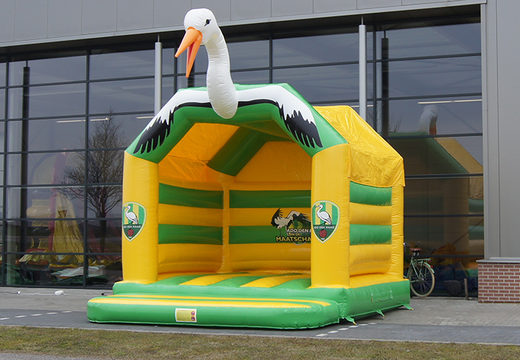 Order inflatable ADO Den Haag - A-Frame custom made bounce house online at JB Promotions UK; specialist in inflatable advertising items such as custom bouncy castles