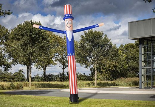 Order the 6m wacky waving inflatable man USA president online at JB Inflatables UK. All skytubes & skydancers are delivered quickly