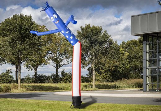 Buy a inflatable skydancer american flag now online at JB Inflatables UK. Get fast delivery of all standard inflatable airdancers 