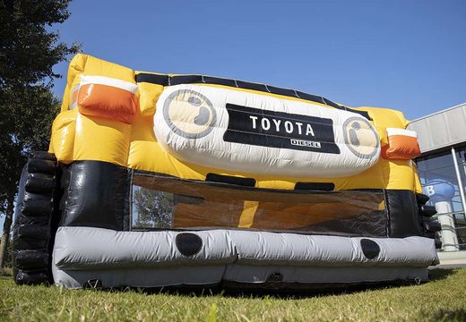 Order a bespoke Toyota Land Cruiser Autobedrijf van der Linde bouncy castle online now at JB Promotions UK. Buy custom inflatable promotional bouncy castles online from JB Inflatables UK now
