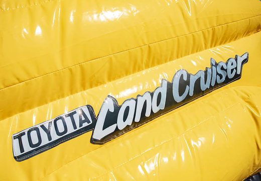 Buy personalized Toyota Land Cruiser Autobedrijf van der Linde bouncy castle in your own size and color at JB Promotions UK. Request a free design for custom made inflatable bouncy castles online at JB Promotions UK now