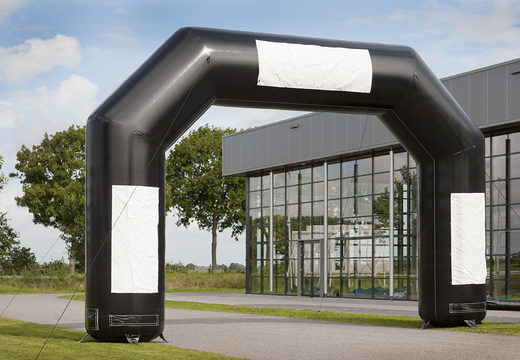 Start & finish inflatable arch available to buy in the color black. Order standard inflatable race arches for sport events now online at JB Inflatables UK