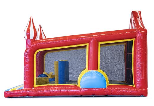 Buy bouncy castle with obstacle course and tic tac toe game for kids. Order bouncy castles online at JB Inflatables UK