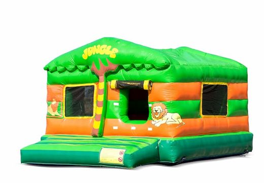 Buy inflatable play fun indoor ball pit bouncy castle in jungle theme for children. Order bouncy castles online at JB Inflatables UK
