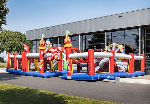 Buy large inflatable circus themed bouncy castle for kids. Order bouncy castles online at JB Inflatables UK