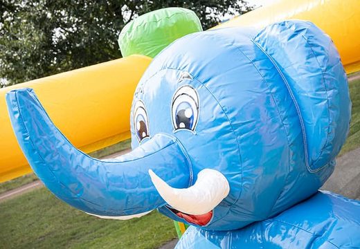 Order inflatable mega bouncer in jungle theme for kids. Buy bouncers online at JB Inflatables UK