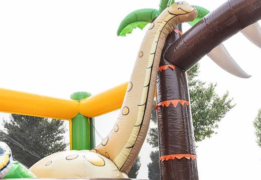Buy colored inflatable park in jungle theme for kids. Order bounce houses online at JB Inflatables UK