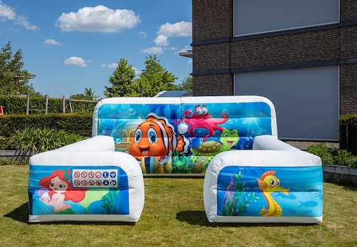 Buy bubble park seaworld with a foam tap for kids. Order inflatable bouncy castles at JB Inflatables UK