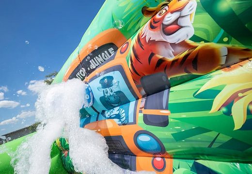 Opblaasbare schuim bubble boarding in jungle thema kopen voor kids