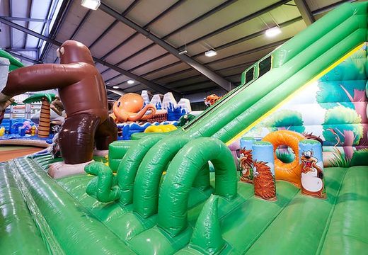 Buy a large inflatable 40 meters long and 20 meters wide Giga bouncer for children. Order bouncers online at JB Inflatables  UK