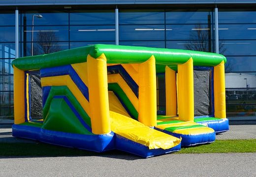 Indoor Standard bouncy castle with a slide for children. Buy bouncy castles online at JB Inflatables UK