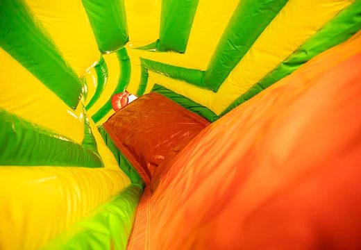 Order a gorilla crawl tunnel bouncy castle with obstacles, a climbing ramp and slide for children. Buy bouncy castles online at JB Inflatables UK