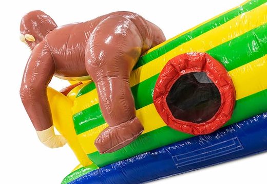Buy play and fun gorilla crawl tunnel bouncy castle for children. Order bouncy castles online at JB Inflatables UK