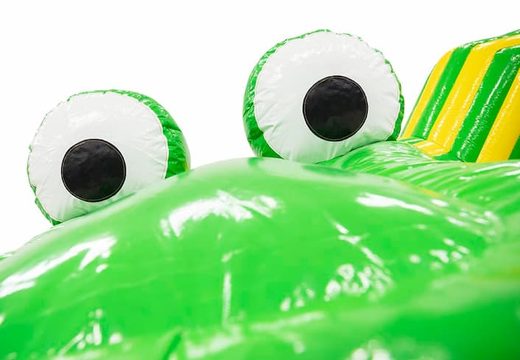 Buy a spacious crawl tunnel crocodile bouncy castle for kids. Order bouncy castles online at JB Inflatables UK