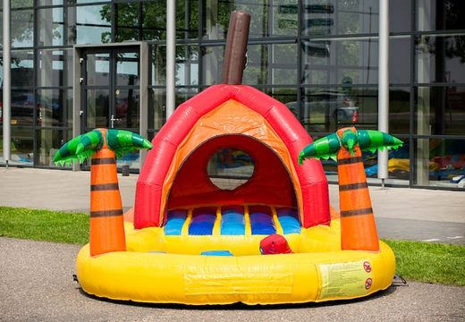 Buy playzone bouncy castle in pirate theme with plastic balls and order 3D objects for kids. Order bouncy castles online at JB Inflatables UK