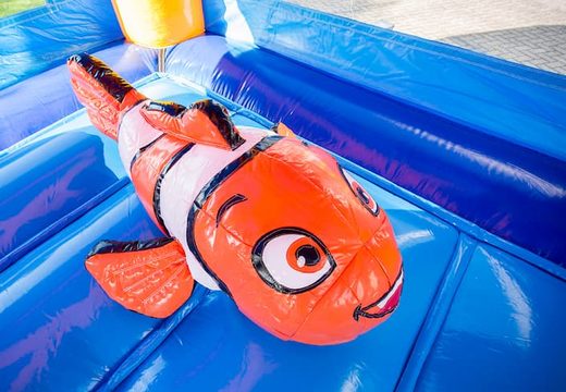 Buy Maxifun super bouncer in bright colors and fun 3D figures in a nemo theme at JB Inflatables UK. Order bouncers now online at JB Inflatables UK