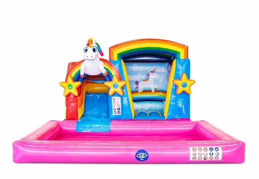 Order Multifunctional Mini Splash Bounce Unicorn bouncy castle at JB Inflatables UK. Buy bouncy castles online at JB Inflatables UK