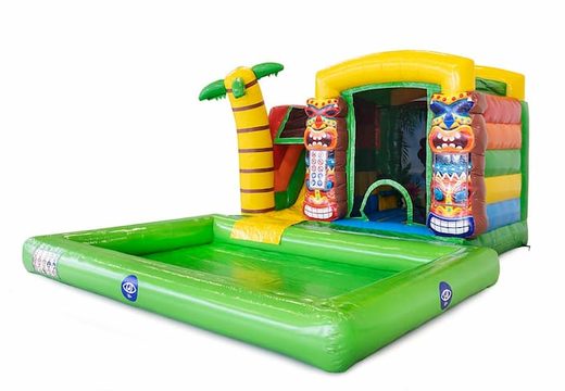 Buy multifunctional mini splash bounce Hawaii bouncy castle at JB Inflatables UK. Order inflatable bouncy castles online at JB Inflatables UK