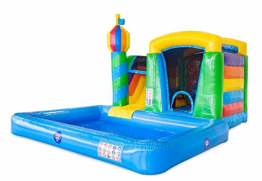 Buy inflatable mini splash bounce bouncy castle with pool in theme party for kids at JB Inflatables UK. Order inflatable bouncy castles online at JB Inflatables UK