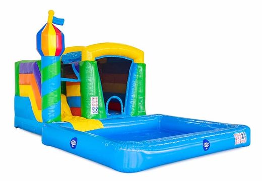 Order inflatable mini splash bouncer with pool in theme party for children at JB Inflatables UK. Buy inflatable bouncers online at JB Inflatables UK