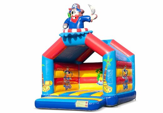 Order standard pirate bouncy castles with a 3D object on top for kids. Buy bouncy castles online at JB Inflatables UK