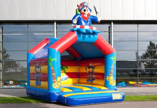 Buy standard pirate bouncy castles with a 3D object on top for kids. Order bouncy castles online at JB Inflatables UK