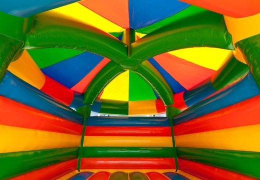 Buy a large covered carousel bounce house in a standard theme for kids. Order bounce houses online at JB Inflatables UK  