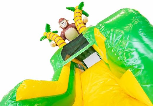 Buy an inflatable multiplay bouncer in the jungle theme including a 3D object of a gorilla with or without a bath for children at JB Inflatables UK. Order bouncers online at JB Inflatables UK