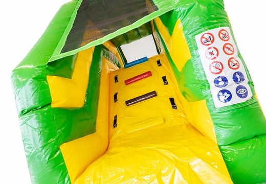 Order indoor inflatable multiplay bounce house in jungle theme with a 3D object of a gorilla for kids at JB Inflatables UK. Buy bounce houses online at JB Inflatables UK