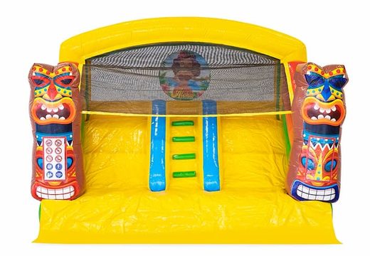 Order indoor inflatable multiplay bouncy castle in Hawaii theme for kids at JB Inflatables UK. Buy bouncy castles online at JB Inflatables UK