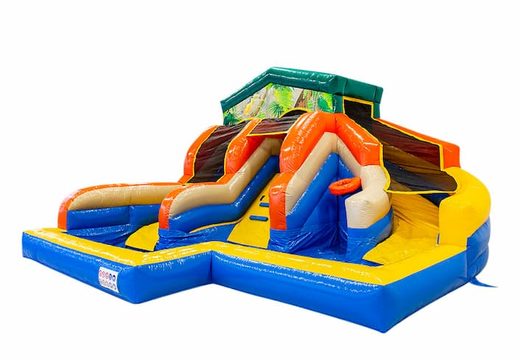Buy a waterslide in theme city for children at JB Inflatables UK. Order bouncy castles online at JB Inflatables UK
