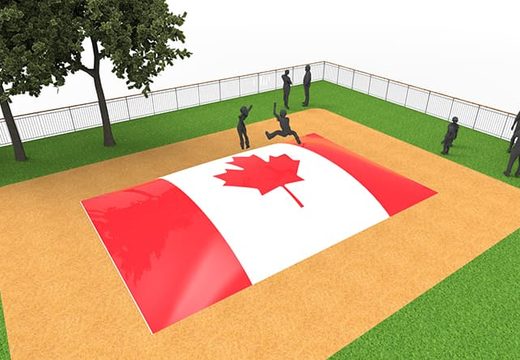 Buy inflatable airmountain in Canada flag theme for children. Order inflatable airmountains now online at JB Inflatables UK