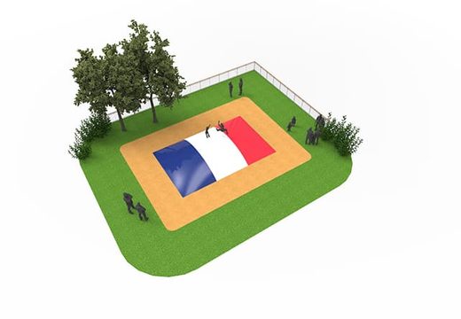 Order inflatable airmountain in the French flag theme for children. Buy inflatable airmountains now online at JB Inflatables UK