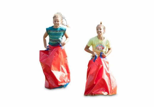 Buy red sack race bags for both old and young. Order inflatable items  online at JB Inflatables America