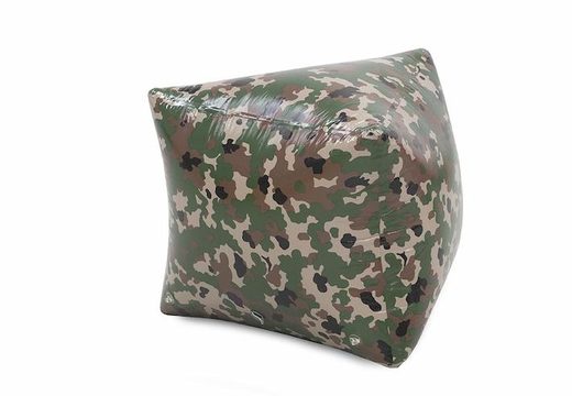 Obstacle triangle shape with army green camo buy for an archery bunker