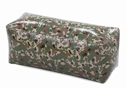 Obstacle rectangular shape with army green camo buy for in an archery bunker