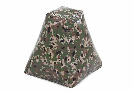 Obstacle triangle shape with army green camo buy for an archery bunker