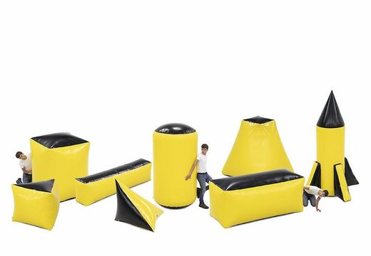 Order yellow archery obstacle set of 8 different parts